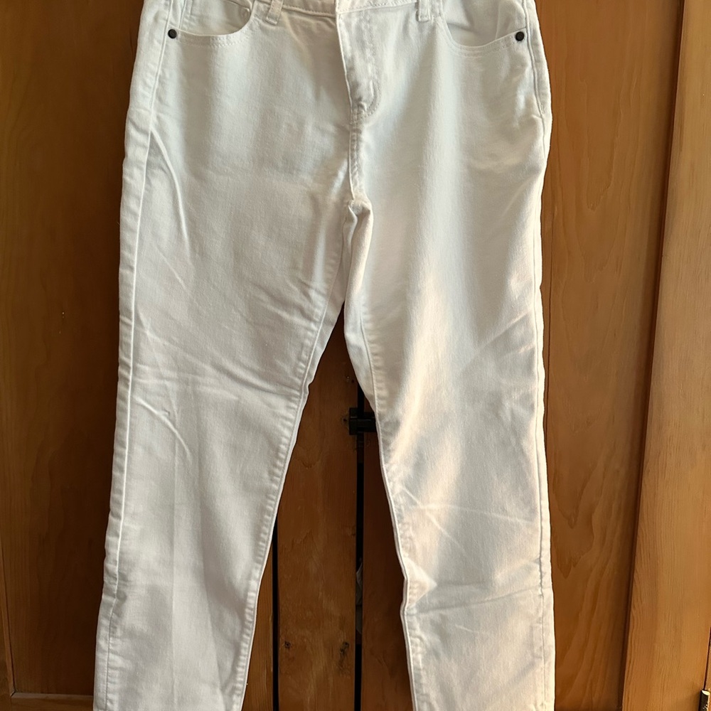 Simply Vera Vera Wang White Capri Jeans